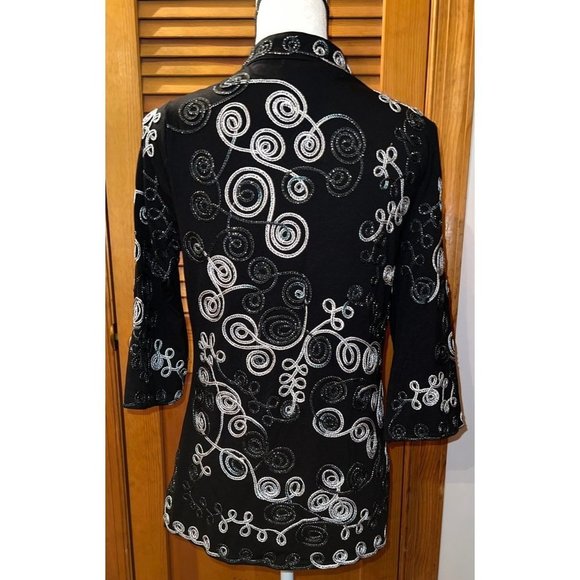 Lauren Michelle Womens Soutache — Small - Picture 2 of 9